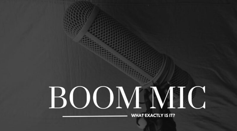 What Is A Boom Mic