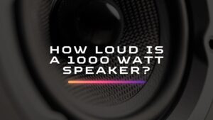 How Loud Is A 1000 Watt Speaker