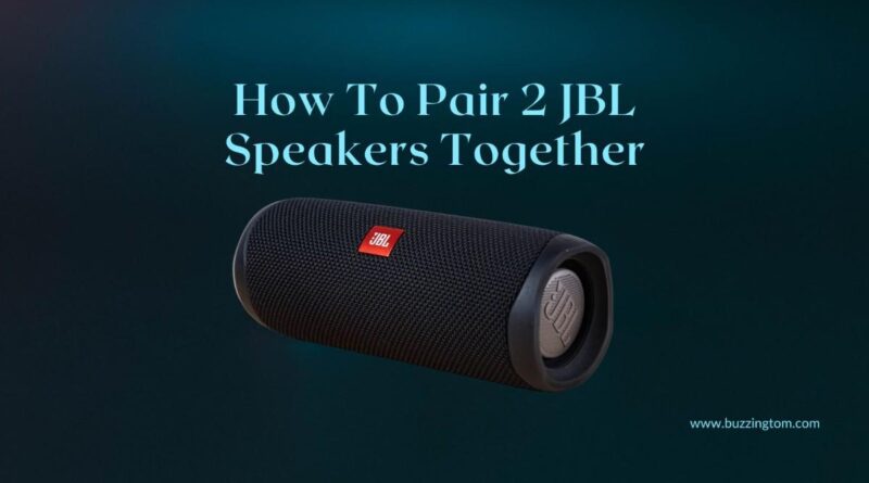 How To Pair 2 JBL Speakers Together - Easy Steps